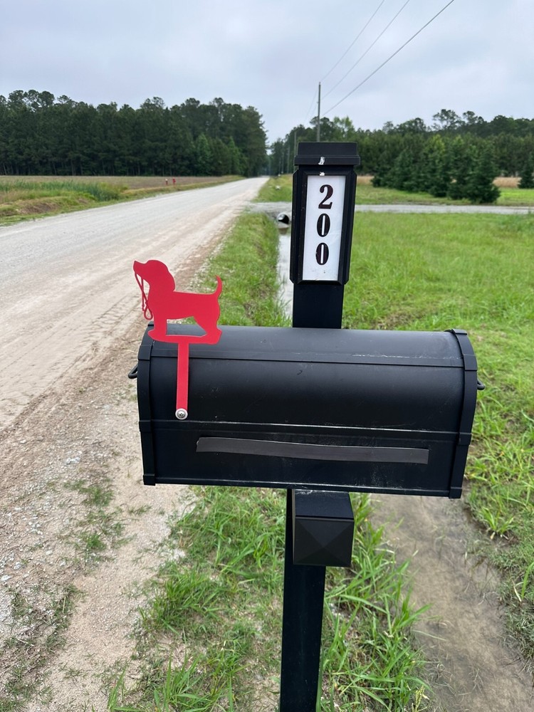 Mailbox Flag Replacement Metal Deer / Elk Silhouette Decorative Gift