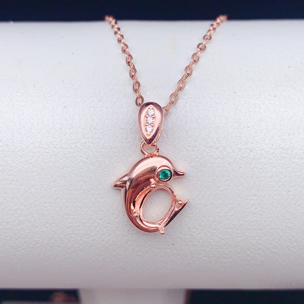 Silver 925 pendant empty setting, DIY blank setting YD96
