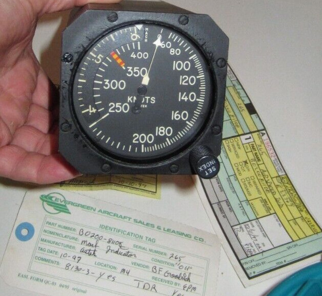DOUGLAS AIRSPEED INDICATOR O/H OVERHAULED