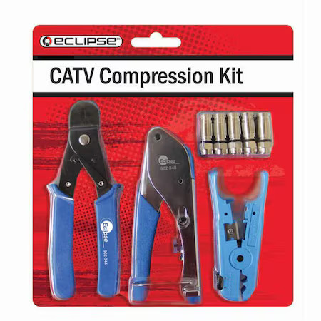 ECLIPSE TOOLS 902-340 CATV Compression Tool Bundle