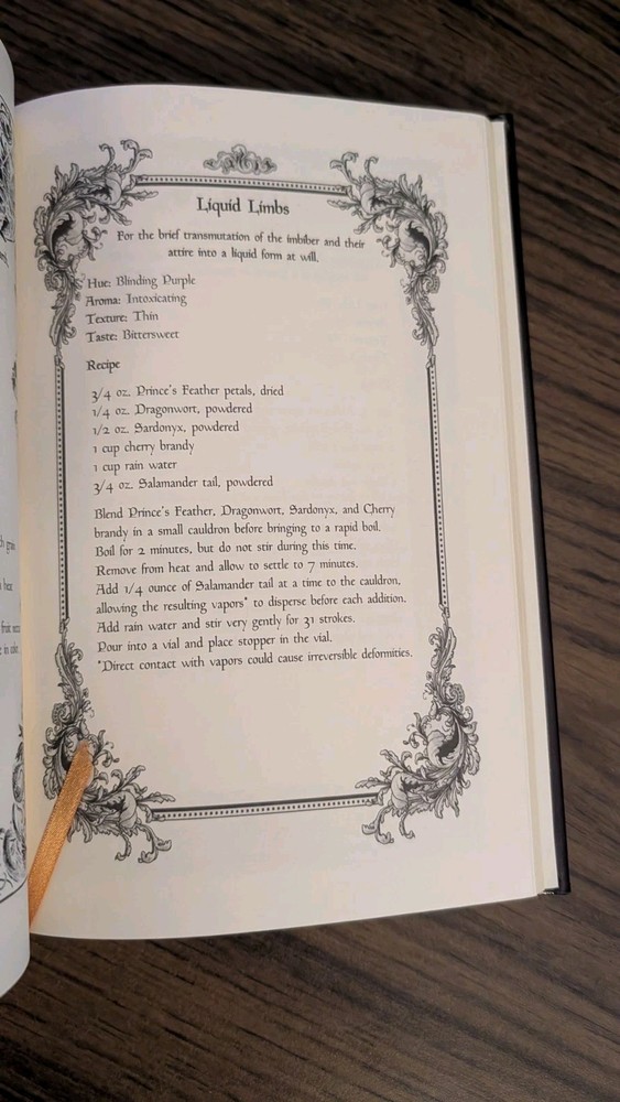 Liber Elixirium HC Alchemy Potion Guide RPG Second Thought Games