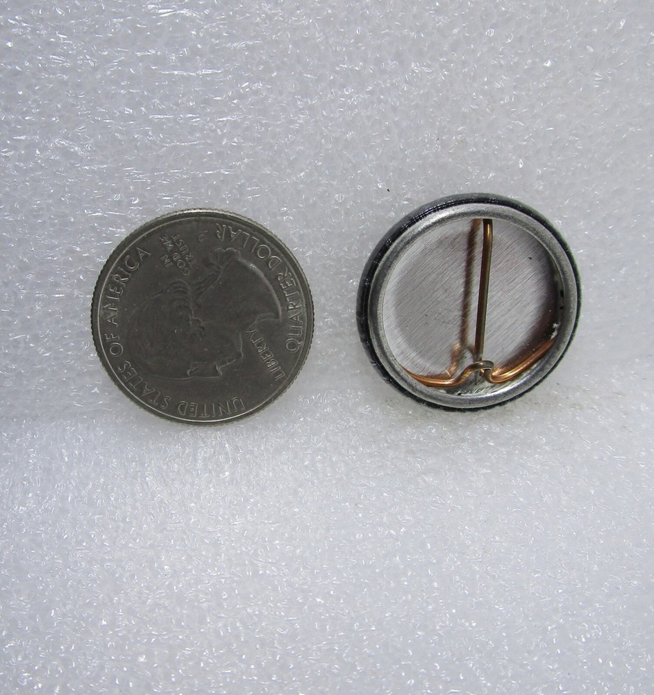 Still Breathing Button Pin