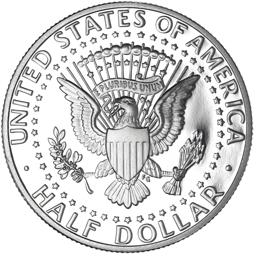 1996 S Kennedy Half Dollar Gem DCam Proof CN-Clad