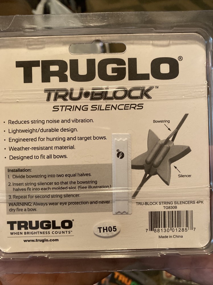 Truglo Tru-Block string silencers 4 pack