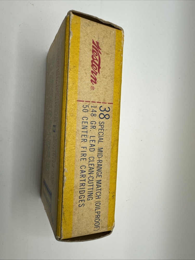 💥Vintage ~ 38 Special ~ Western Super Match ~ Empty Ammo Box 💥