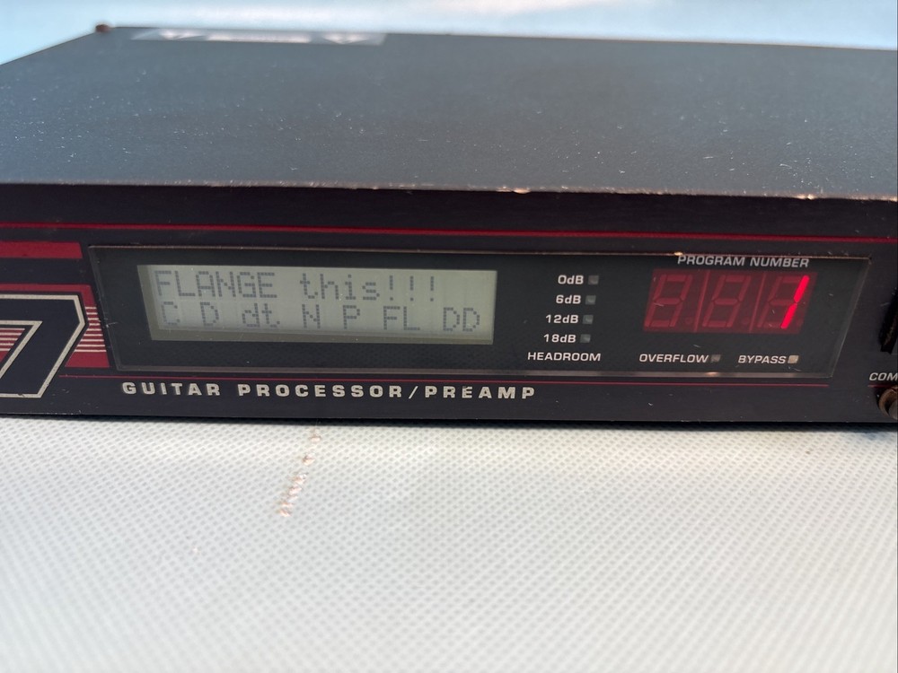 Digitech Multi Effects Rack GSP 7 Guitar Processor Preamp