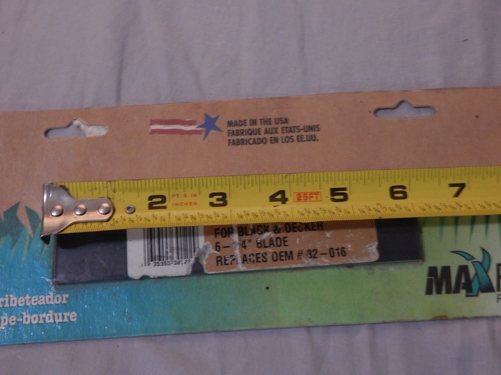 Max Power Replacement Edger Blade Black & Decker 6-1/4" Part 0122