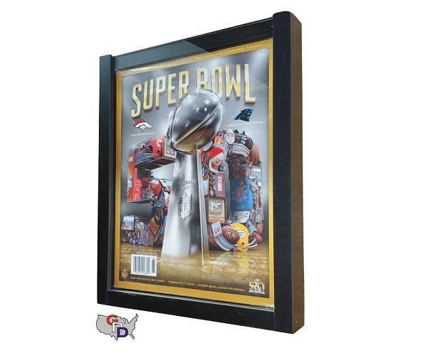 Wall Mounting Frame for Sports Programs - Program Display Case - Extra Deep