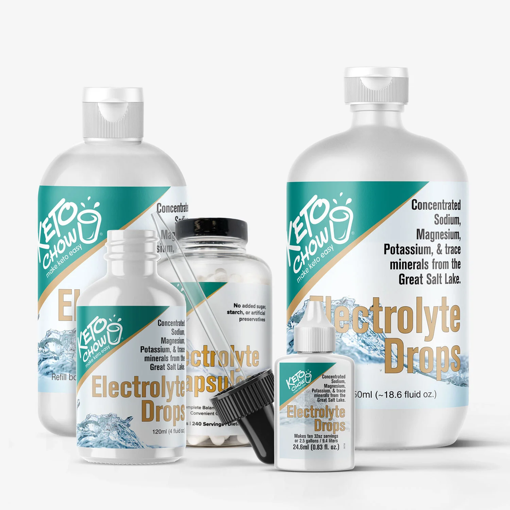 Keto Chow Electrolyte Drops or Capsules