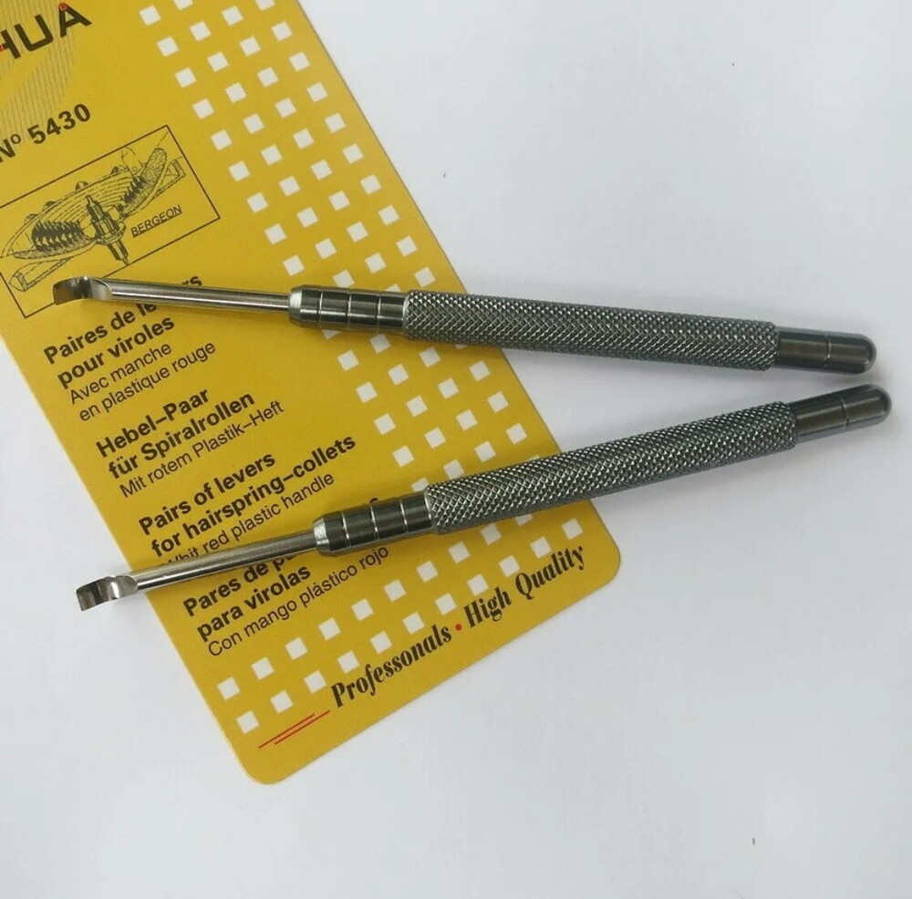 2PC Watch Hairspring Collet Levers