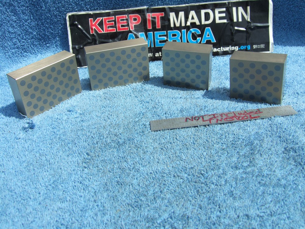 MAGNETIC TRANSFER BLOCKS US MADE FRESH GROUND w/HERMANN SCHMIDT MSB TOOLMAKER