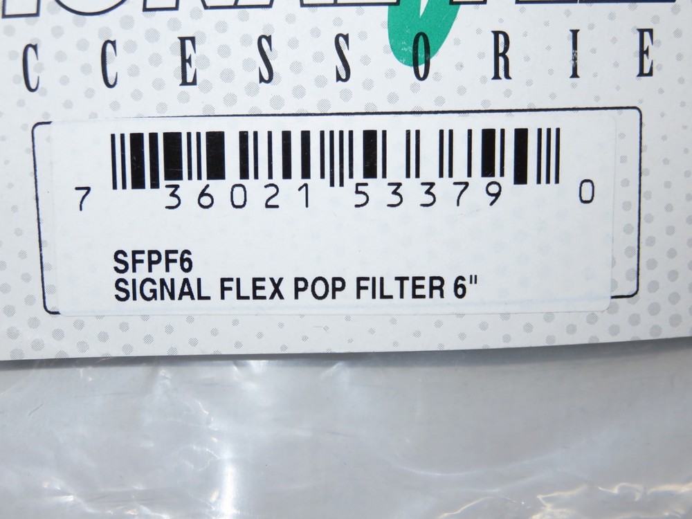 SIGNAL FLEX MICROPHONE MODEL SFPF6 POP FILTER 6" NEW!