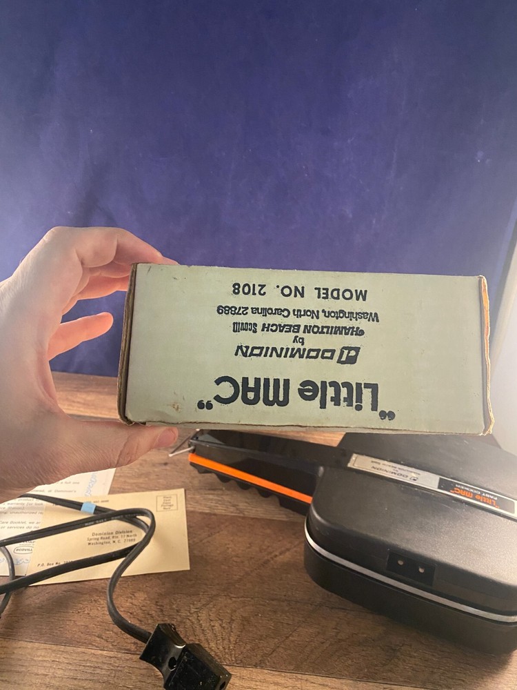 Vintage HAMILTON BEACH "Little MAC" 60 Second Burger Machine