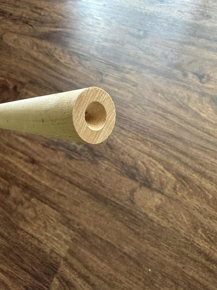 Unfinished Maple pool cue shaft. Standard Length.
