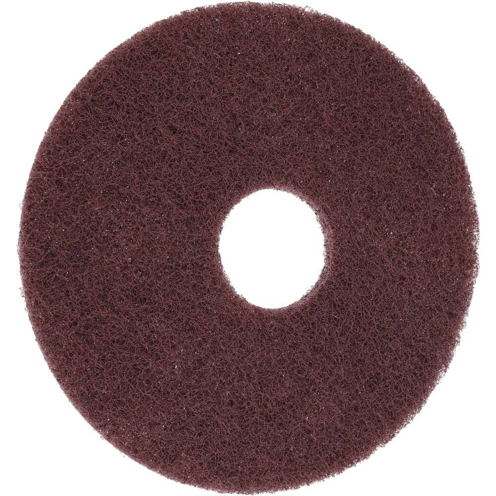 PRO SOURCE Maroon Extra Heavy Duty Floor Stripping Pads: 5 Pack, 13" Diameter