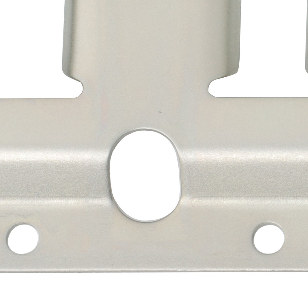 E Track Tie Down Rail Kit Silver Galvanized Carbon Steel Replacement Durable