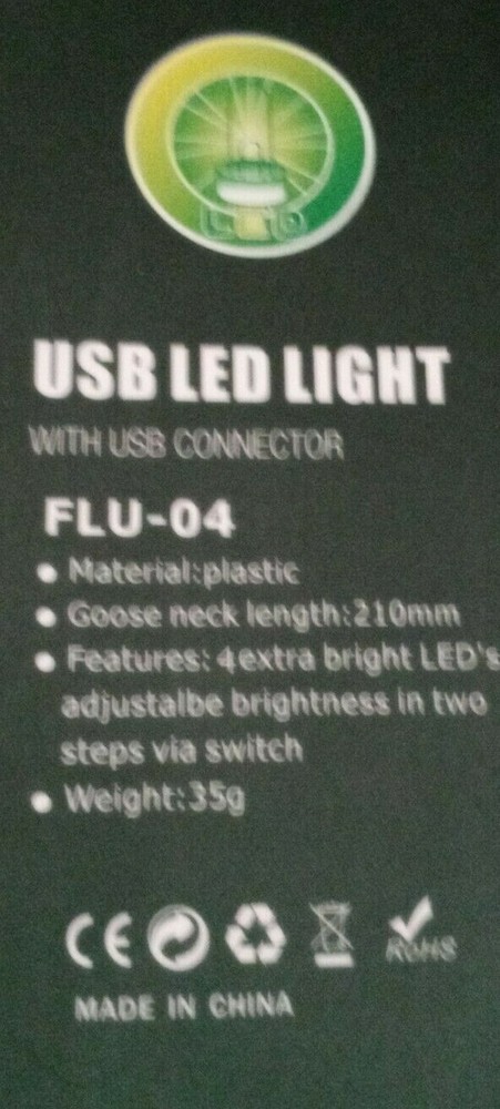 USB LED Light with USB Connecter Adjustable