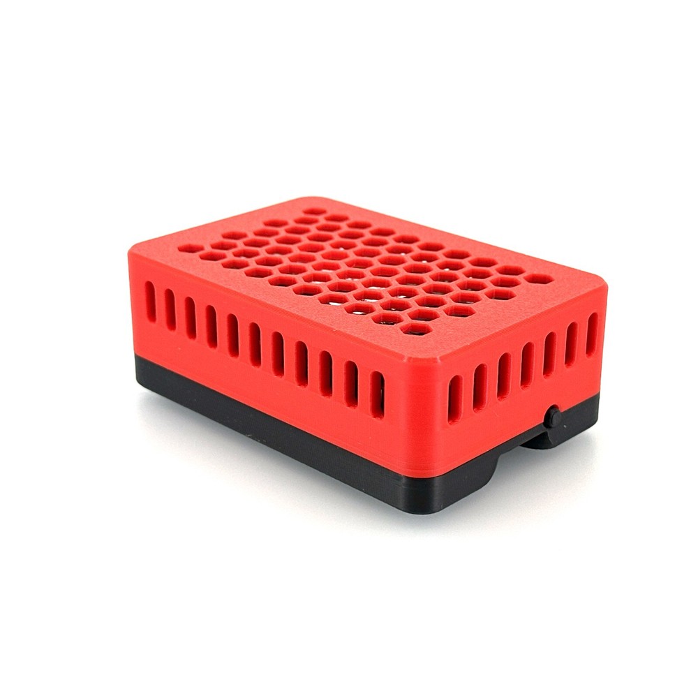 Raspberry Pi 5 Case for Official Raspberry Pi M.2 Hat+, Custom 3D-Printed