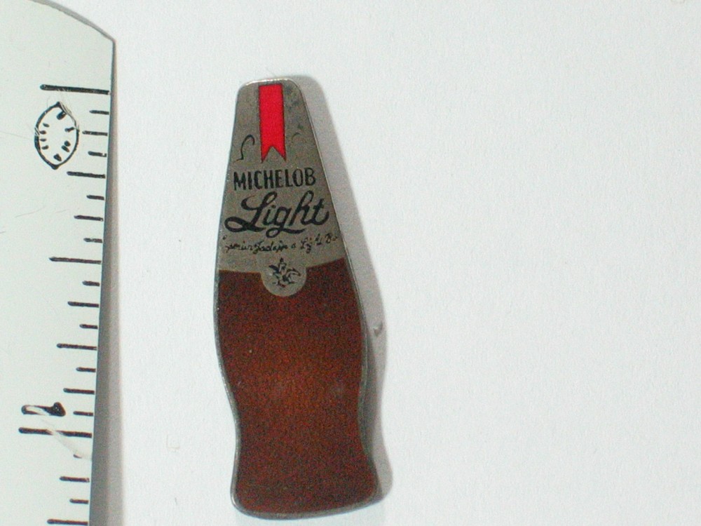 Michelob Light Bottle Beer Pin Vintage