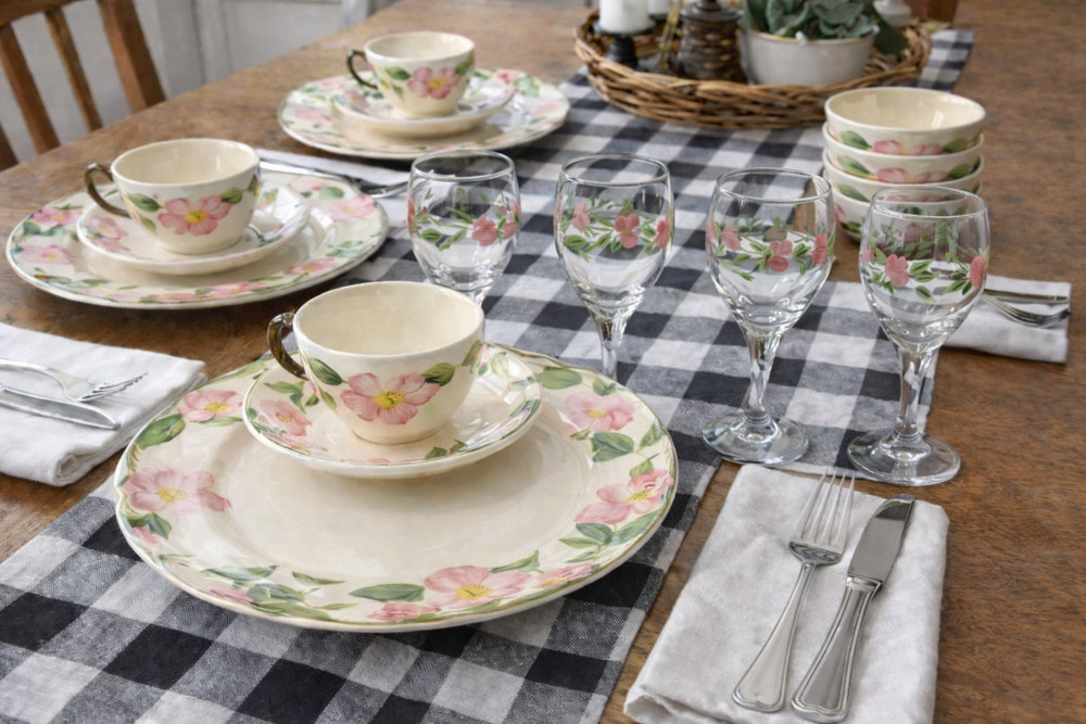 Franciscan Ware Desert Rose Dinnerware 20 Piece Cottagecore Vintage - Per Piece