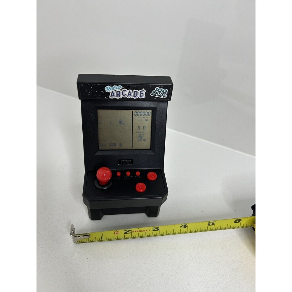 Retro Arcade 100 Exciting Games Mini Plastic Game Machine (Tested)