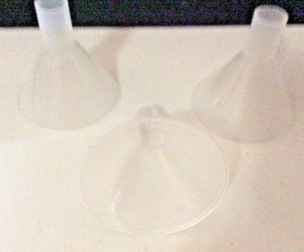 Funnels - Plastic - White (Multi-Purpose Use - Set of Three)