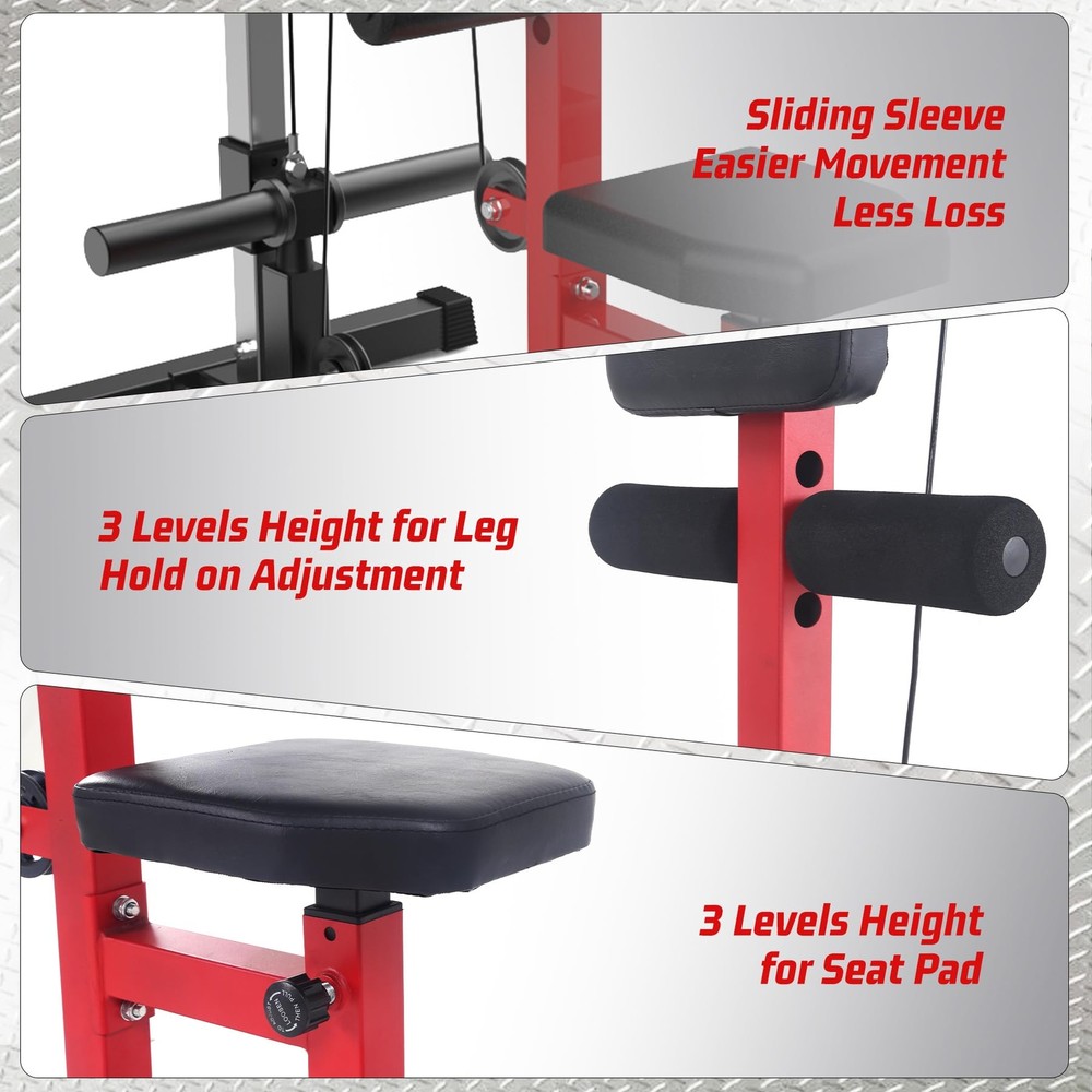 LAT Power Cable Machine LAT Pulldown Machine Training w/High/Low Pulley Station