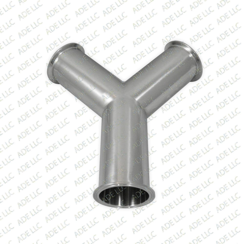 2  Tri Clamp Wye
