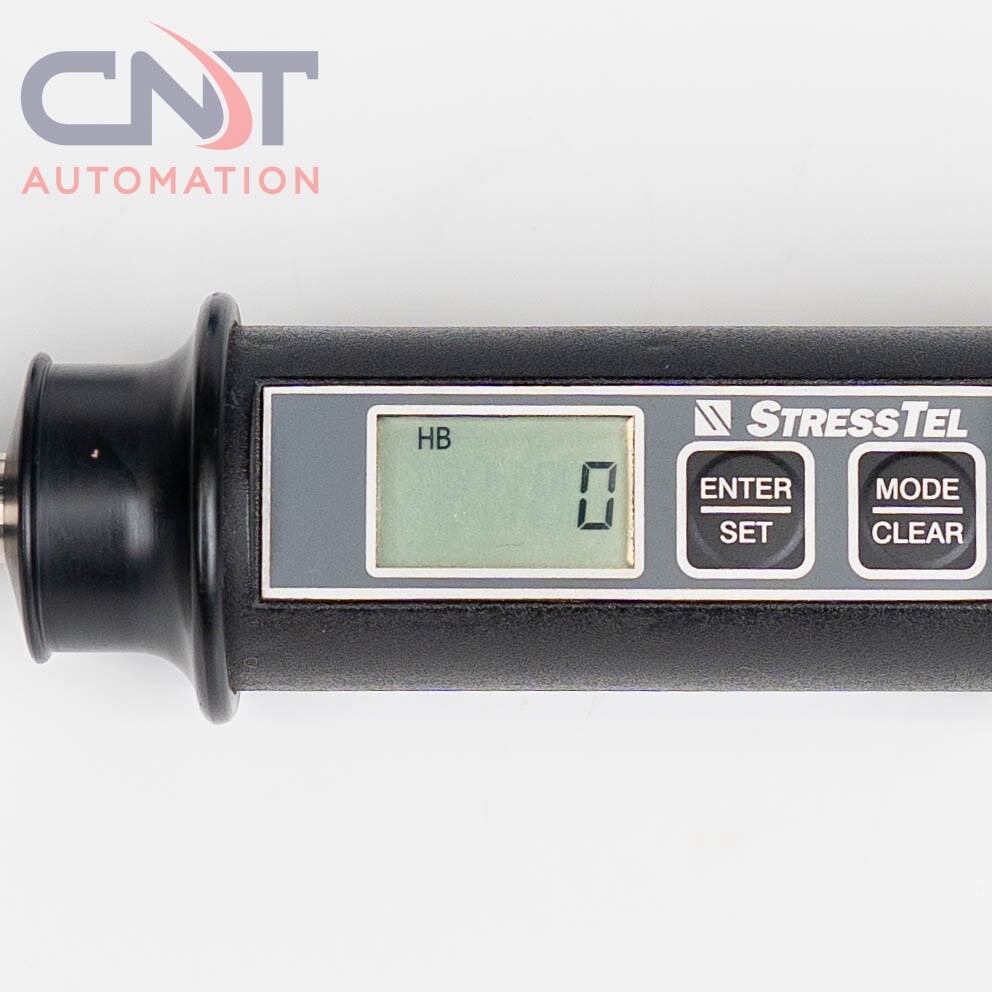StressTel HardCHECKER Handheld Hardness Tester With Reference Test Block