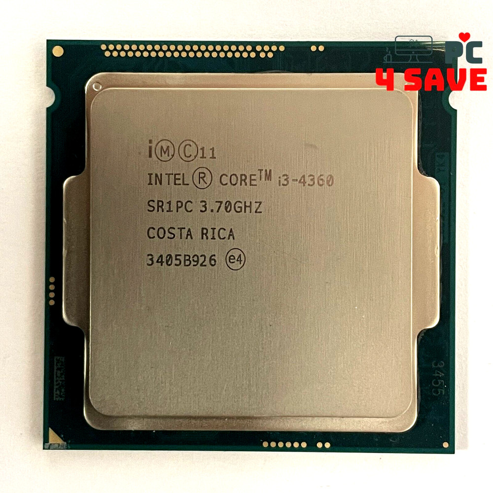 Intel Core i3-4360 3.70GHz Dual-Core 4MB LGA1150 CPU Desktop Processor SR1PC