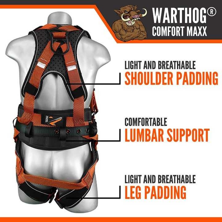 WARTHOG® Comfort Maxx Belted Side D-RING Harness