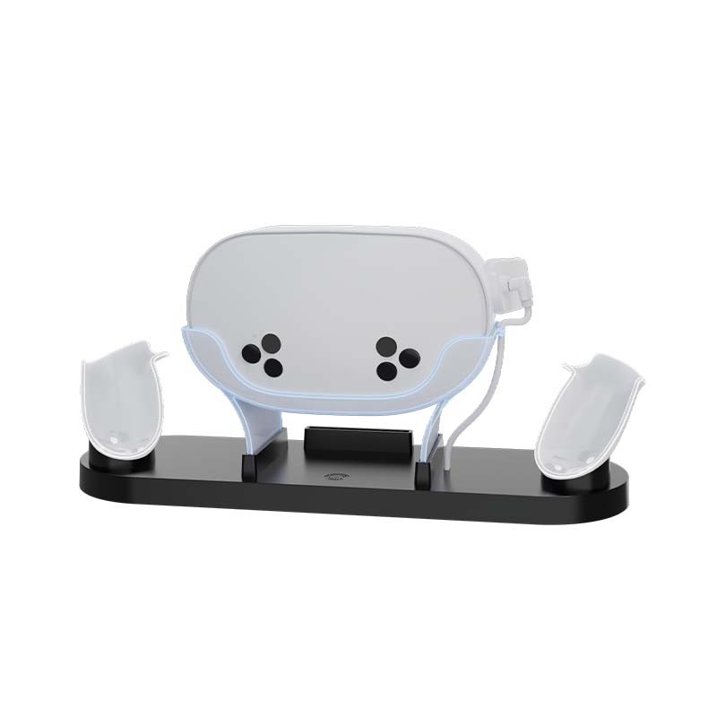 Controller Battery Charging Dock for Meta Quest 3S Charger Station  VR Accessory