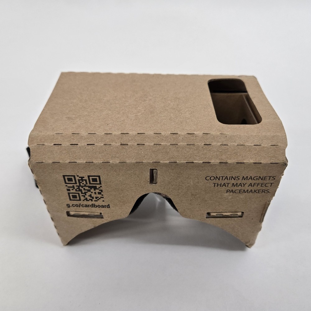 2010-era Google Cardboard 3D VR Virtual Reality Headset