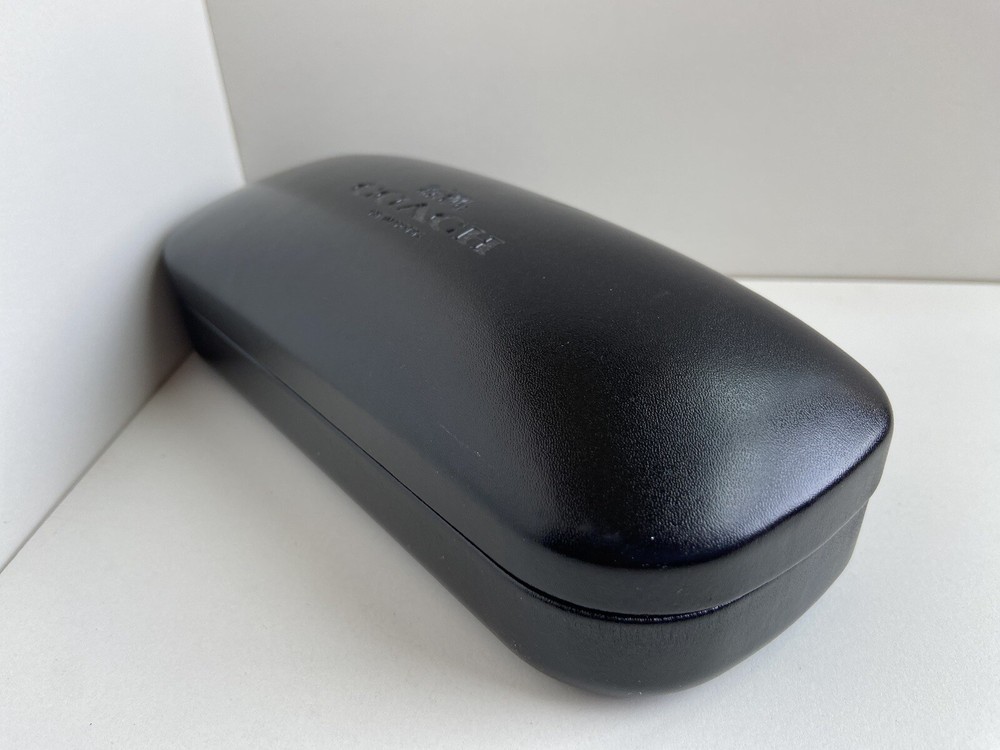 New COACH Black Eyeglasses Case .