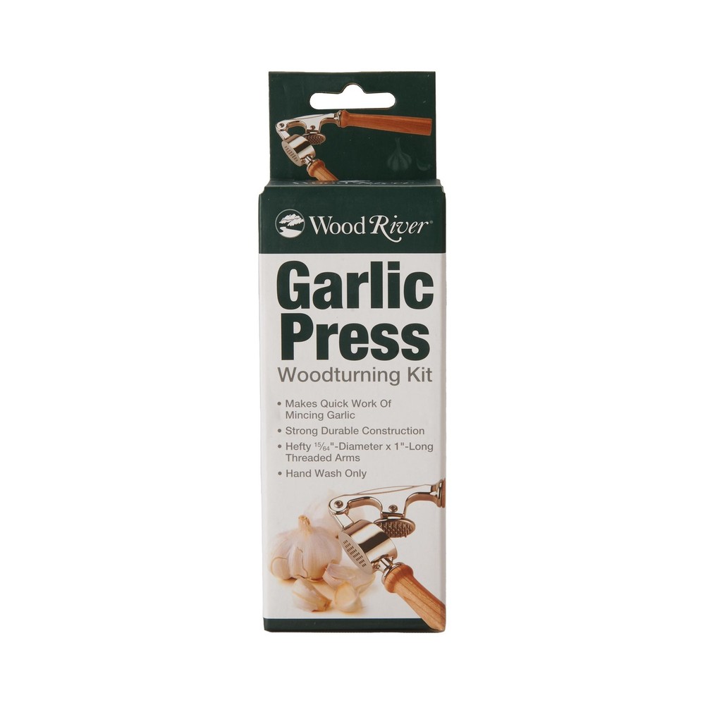 WOODRIVER Project Kit - Garlic Press Chrome