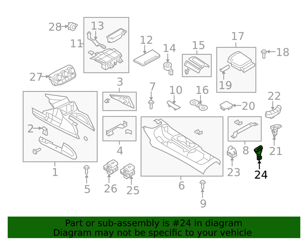 Genuine Audi Switch 420-927-123-B-5PR