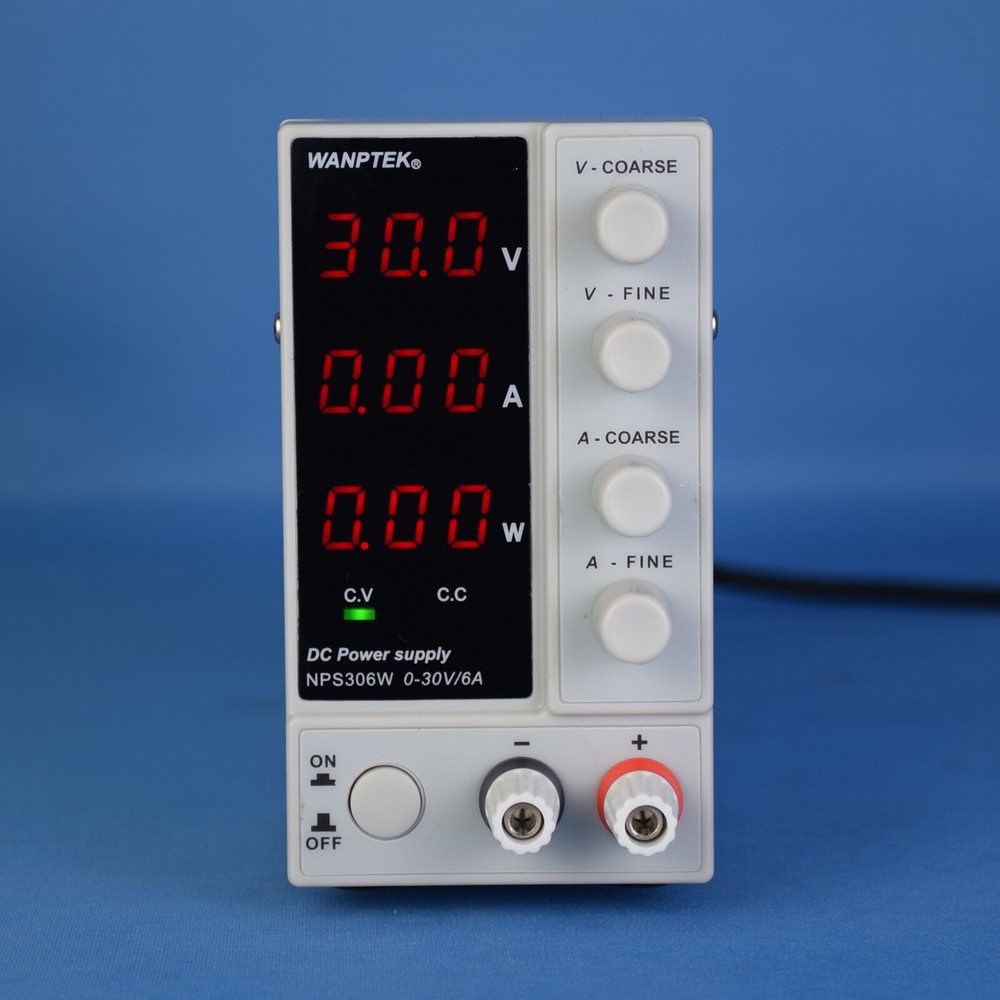 0-30V 0-6A Lab DC Bench Power Supply Variable Linear Adjustable Power Supply US