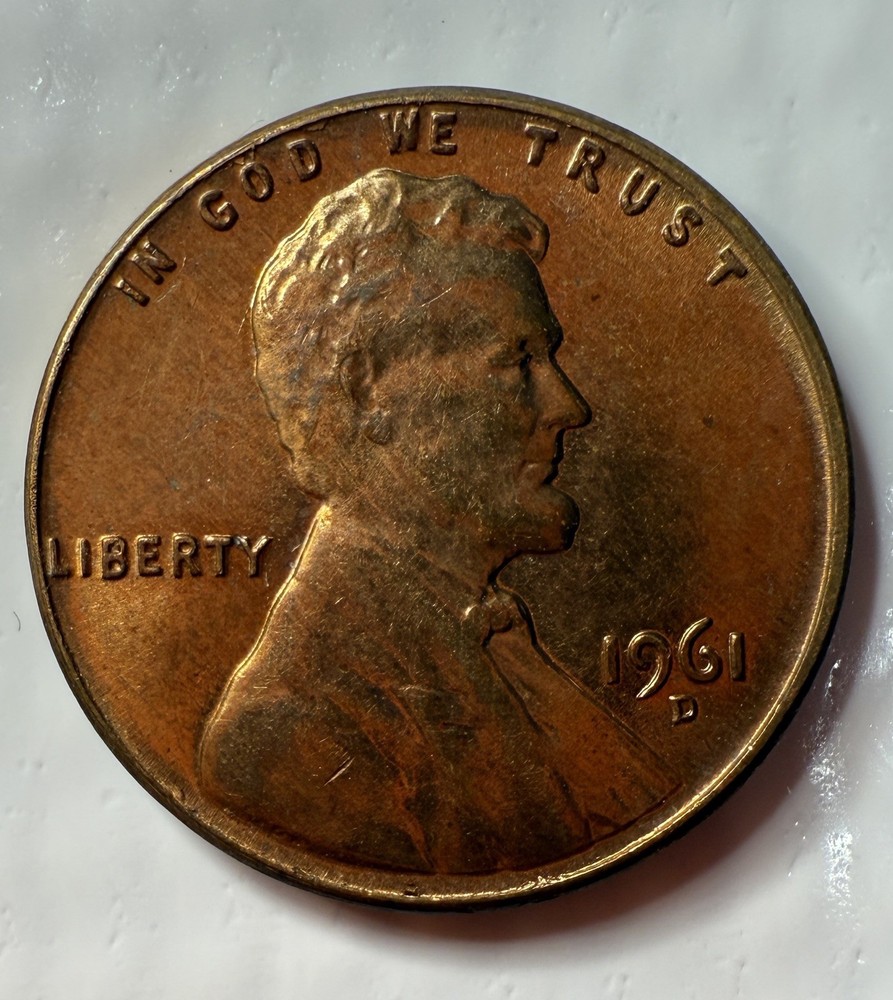 1961-D RD Lincoln Cent Mint Condition!!