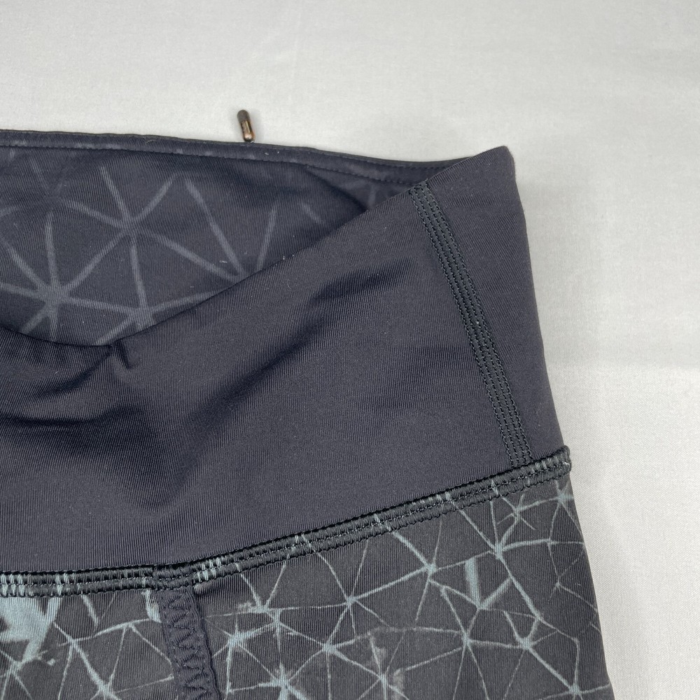 Lululemon Active Capri Black Gray Womens 4