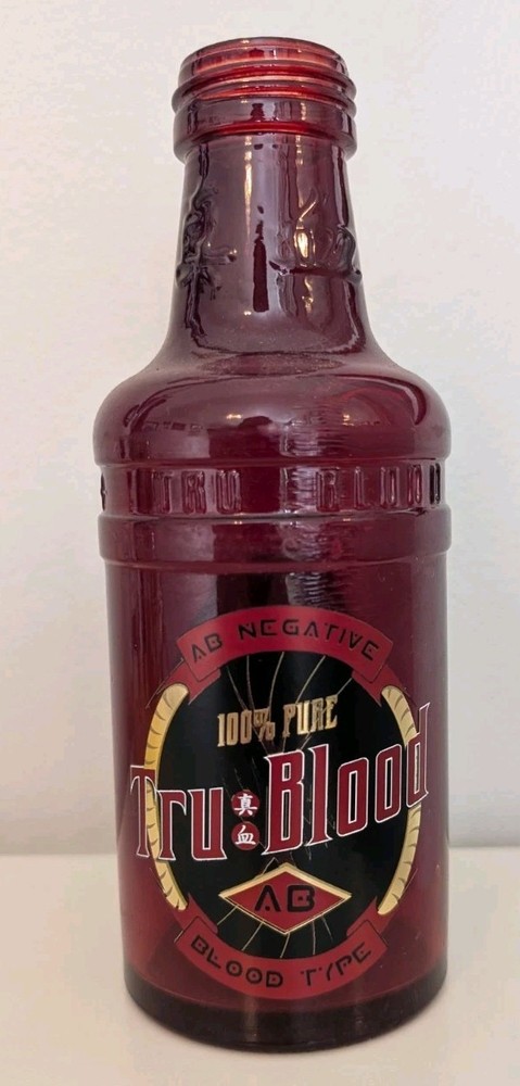 True Blood "Tru Blood" Authentic Prop Bottle