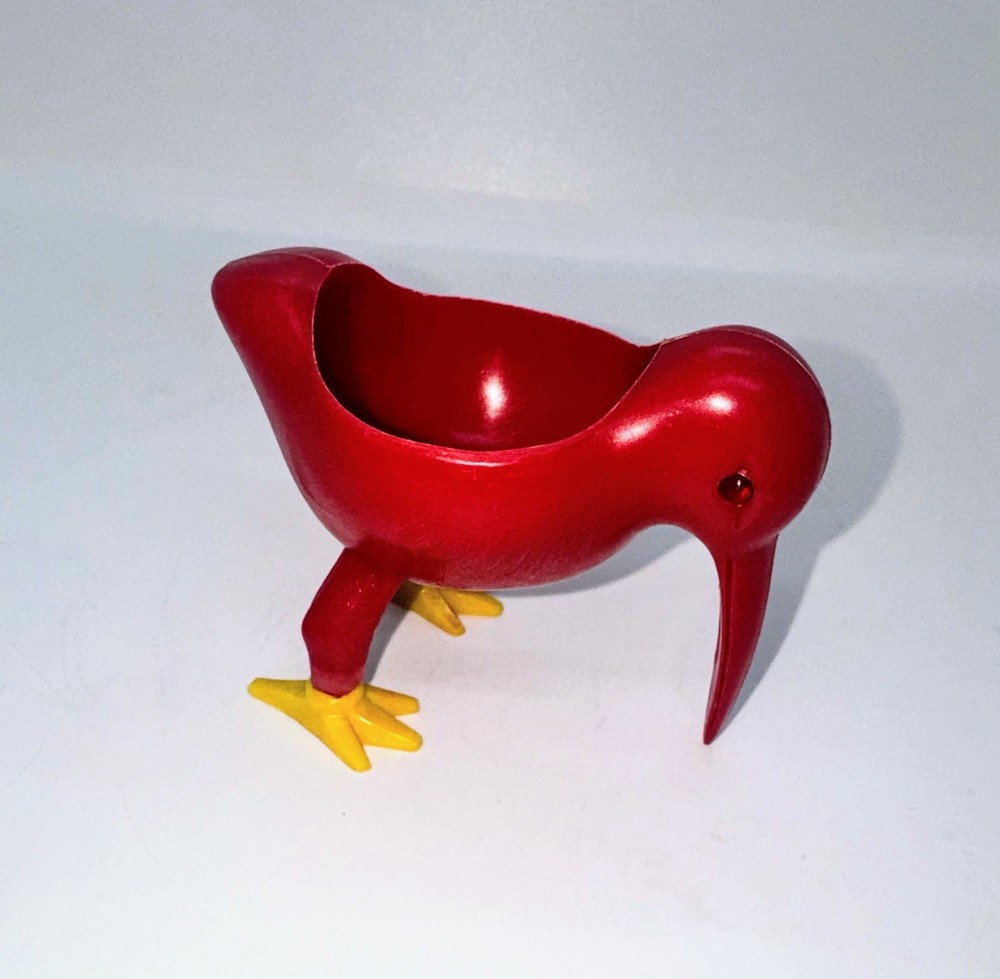 Vintage Kiwi Bird Plastic Egg Holder