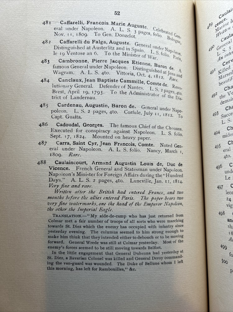 Henkels Catalog: Cornelius Stevenson Collection- March 2, 1923