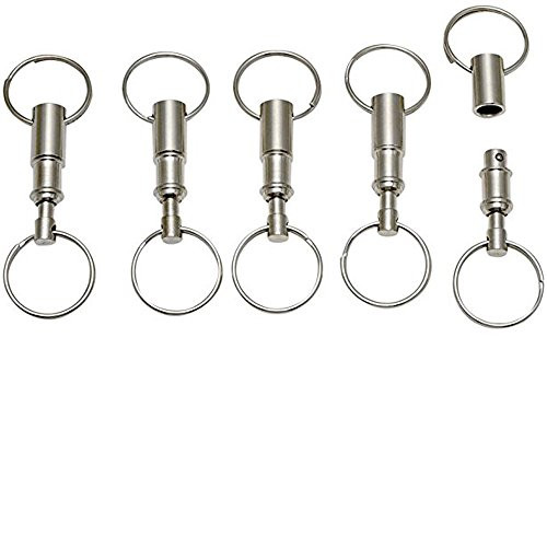 Quick Release Pull Apart Valet Keychain Accessory Detachable for