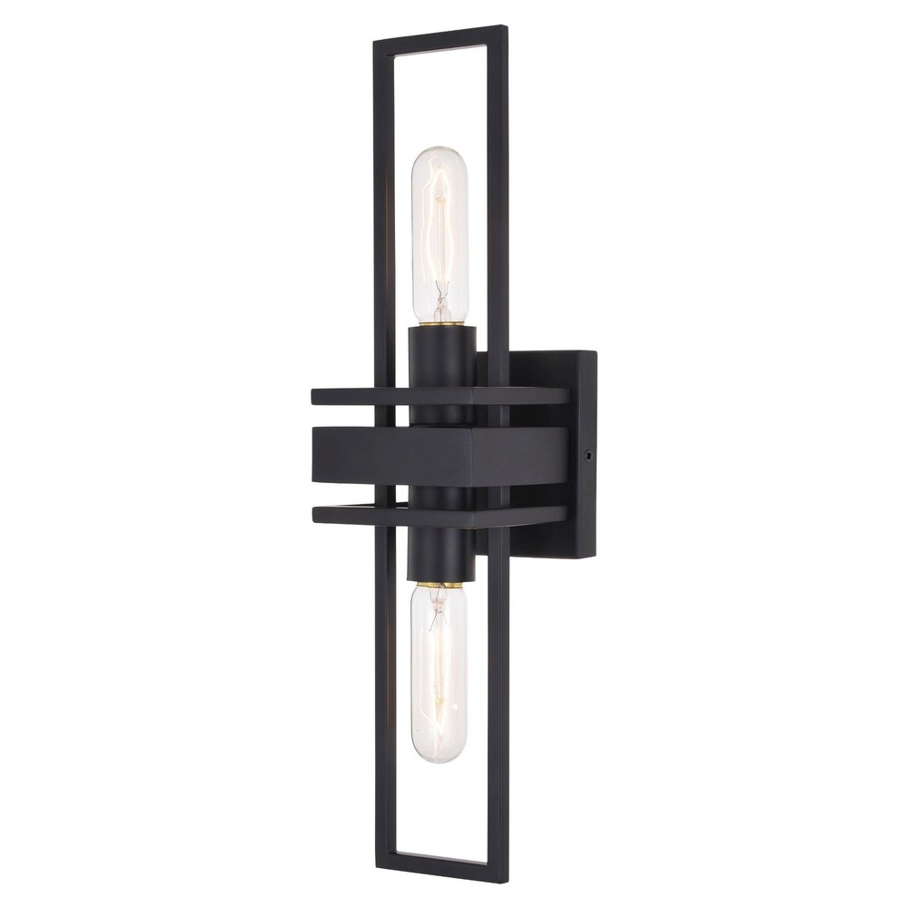Marquis 2-Light Wall Sconce in Contemporary and Rectangular Style 18.75 Inches