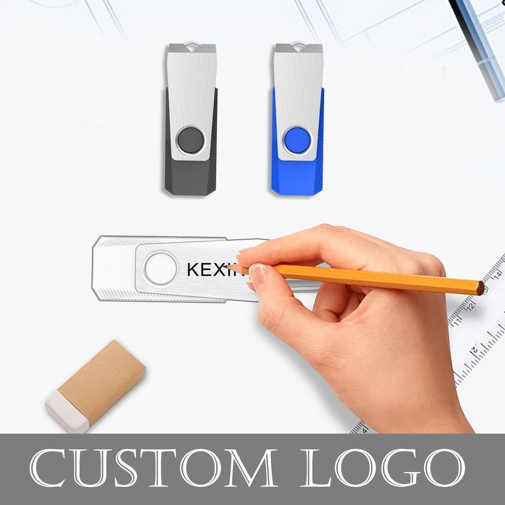 10 Pack 8GB USB Flash Drives with LED Indicator for Efficient Storage