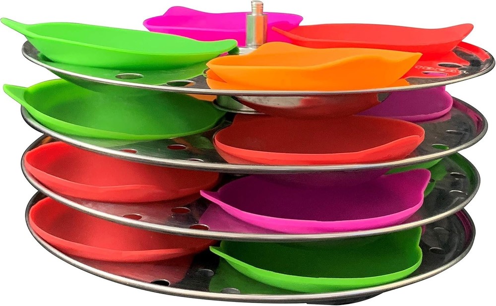 Silicone Idli Liners, Set of 16