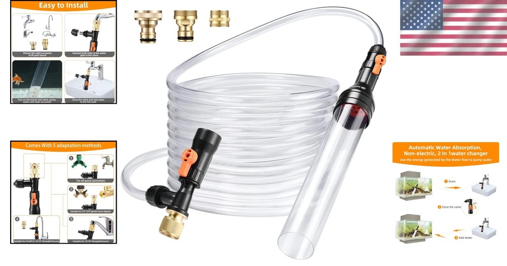 Faucet Adapter for Quick Water Changes 30ft