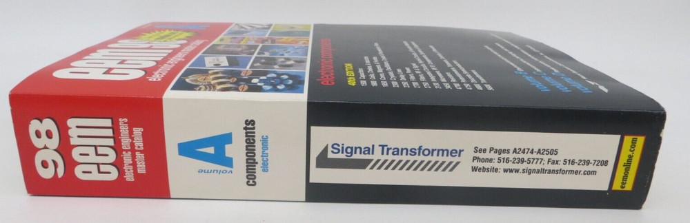 EEM 98 Electronic Engineers Master Catalog Volume A Electronic Components -