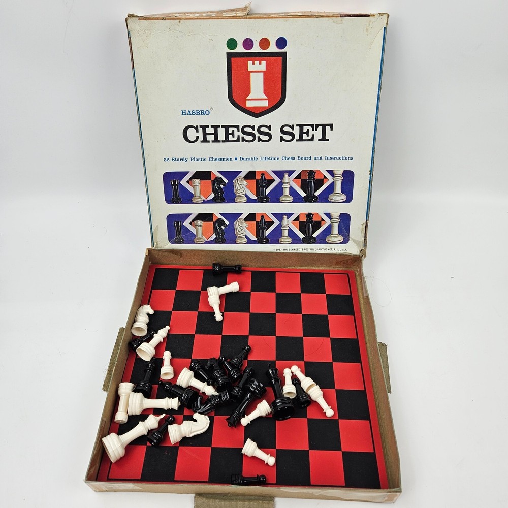 Vintage Hasbro Chess Set 1970