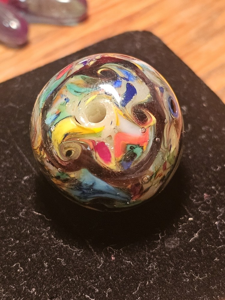 Antique Hand-blown Glass Bead